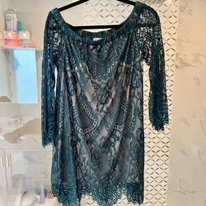 Green Lace Dress